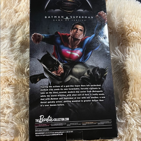Batman v Superman Dawn of Justice Barbie collector Superman Action Figure - Picture 5 of 5